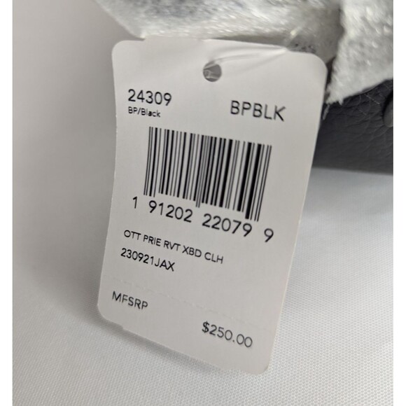 COACH Prairie Rivets Crossbody - Black Suede with Leather Patches 24309 NWT - Picture 9 of 9